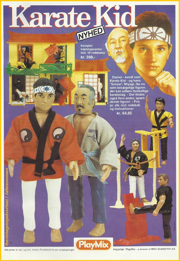 karate kid action figures 1986